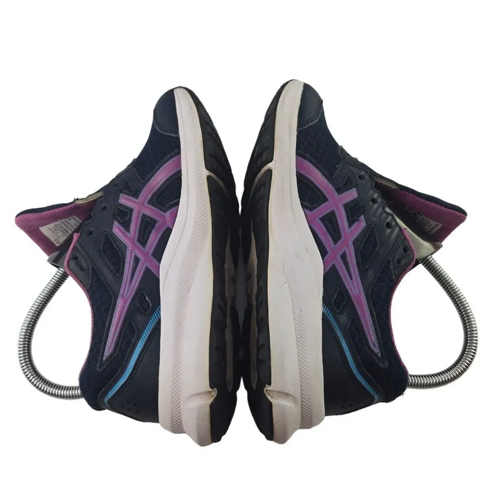 ASICS Womens‎ 3.5 Navy Pink 1014A203 Mesh Athletic Running Shoes Trainers
